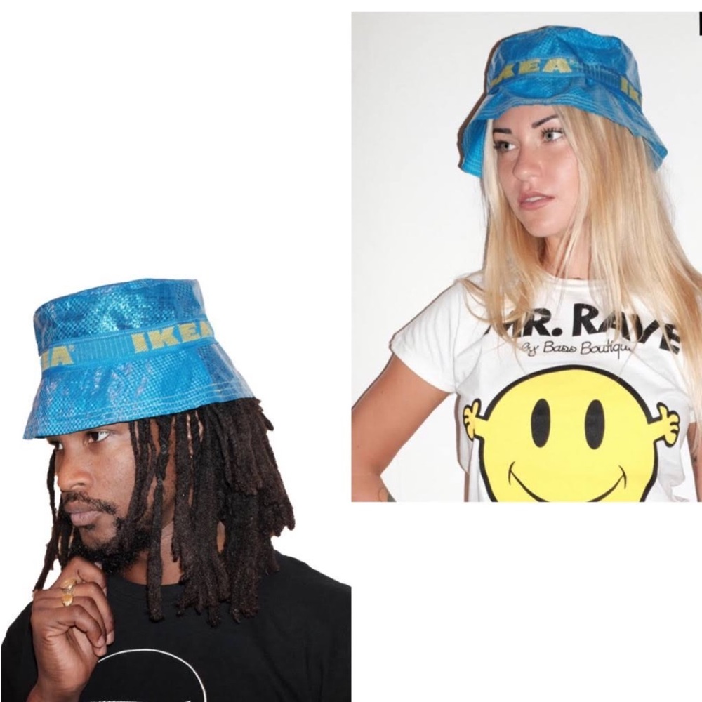 IKEA Limited Edition KNORVA Bucket Hat Blue